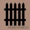 Picket Fence vinyl decal